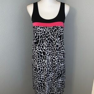 Pink, Black and White Sundress
